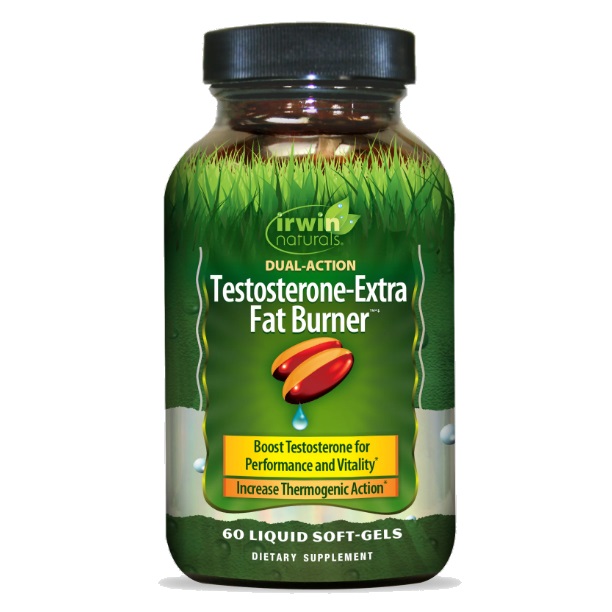 سافت ژل افزایش تستوسترون و چربی سوز Testosterone-Extra Fat Burner MAX3 Irwin Naturals ایروین نچرالز (60 عددی)
