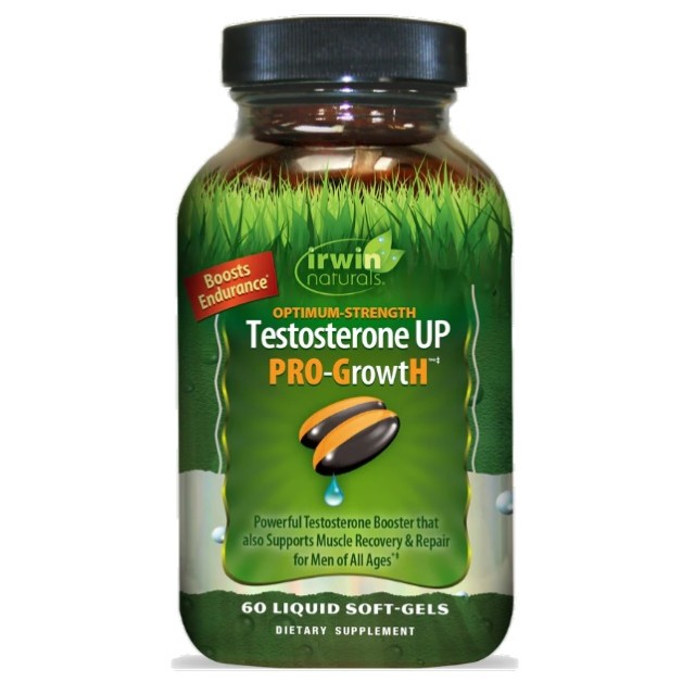 سافت ژل افزایش تستوسترون Testosterone UP PRO-GrowtH Irwin Naturals ایروین نچرالز (60 عددی)