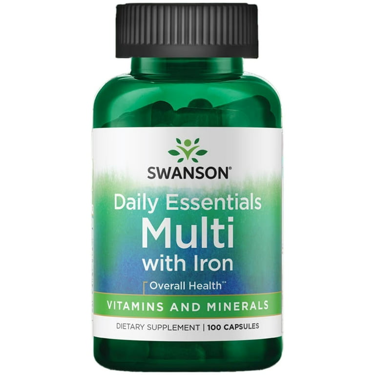 کپسول مولتی ویتامین مینرال Swanson Multi and Mineral Daily سوانسون (100 عددی)