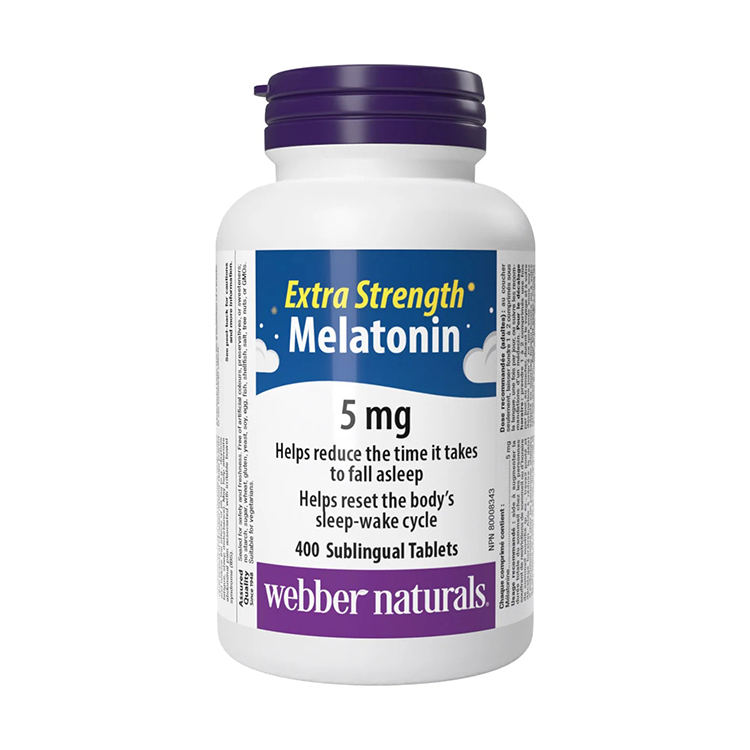 قرص ملاتونین Webber Naturals Melatonin 5mg وبر نچرالز (400 عددی)