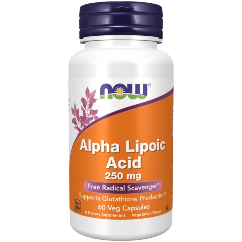 کپسول آلفا لیپوئیک اسید NOW Alpha Lipoic Acid 250mg (60 عددی)