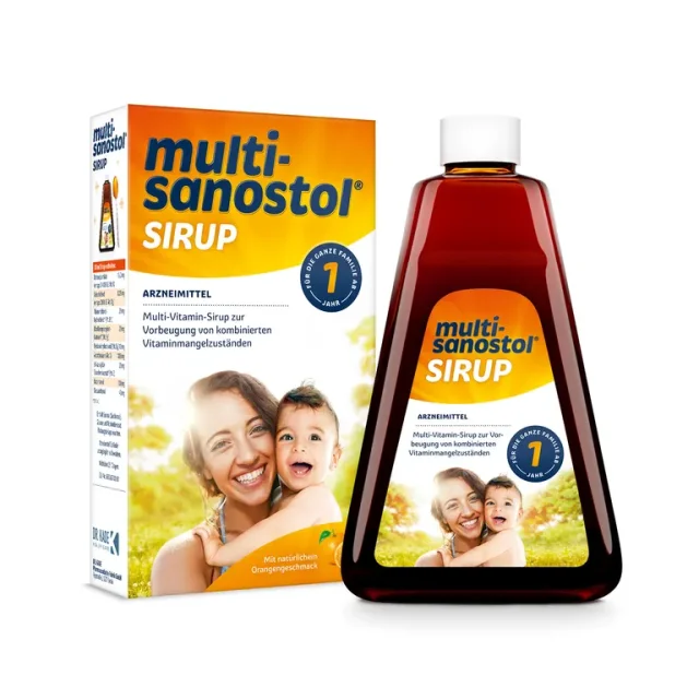 شربت مولتی ویتامین کودک Multi Vitamin Sanostol Sirup (300 میل)