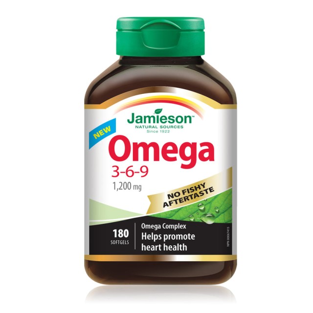 سافت ژل امگا Jamieson Omega 3-6-9 جیمیسون  (180 عددی)