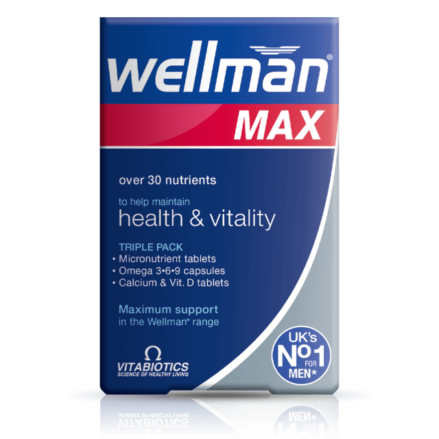 قرص ویتامین آقایان ولمن Wellman Max ویتابیوتیکس (84 عددی)