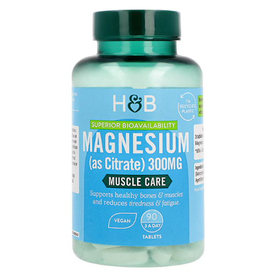 قرص منیزیم سیترات Holland & Barrett Magnesium Citrate هالند اند بارت (90 عددی)