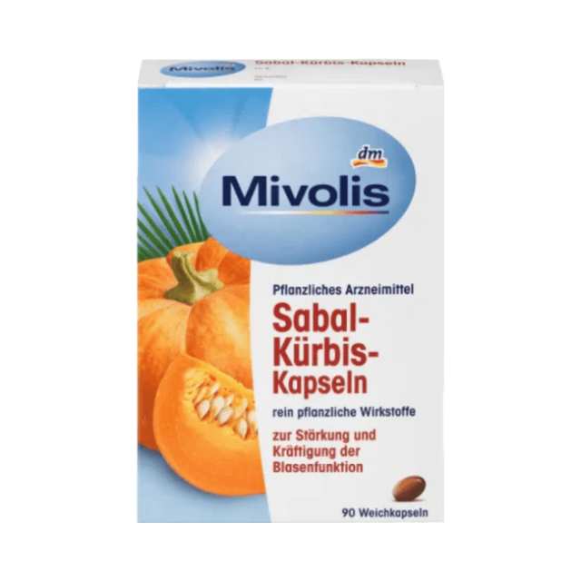 سافت ژل عصاره کدو تنبل سابال میولیسMivolis Sabal Pumpkin (90 عددی)