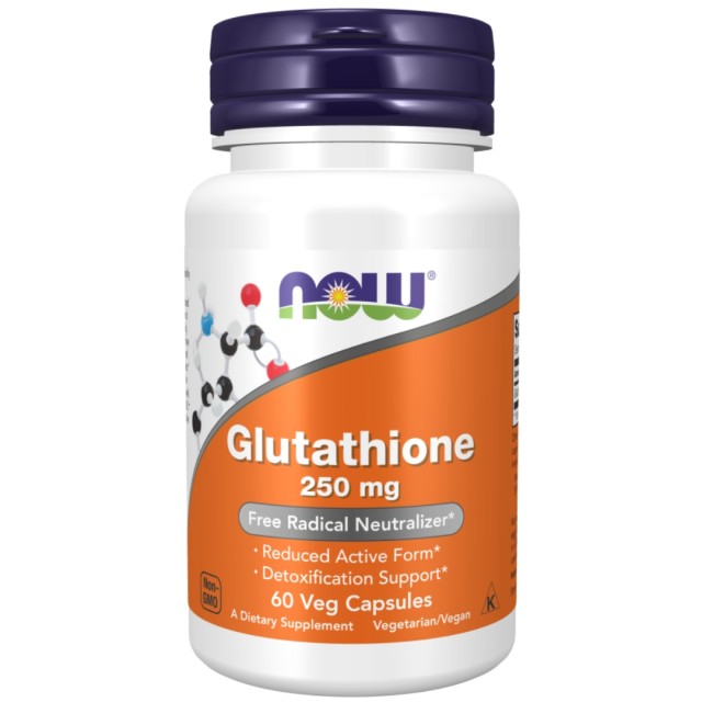کپسول گلوتاتیون  روشن کننده پوست NOW Gluthatione 250mg (60 عددی)