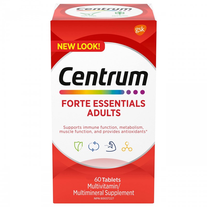 مولتی ویتامین سنتروم Centrum Forte Essentials (60 عددی)