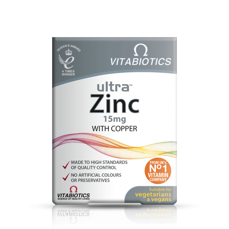 قرص زینک + مس Ultra Zinc with Copper ویتابیوتیکس (60 عددی)