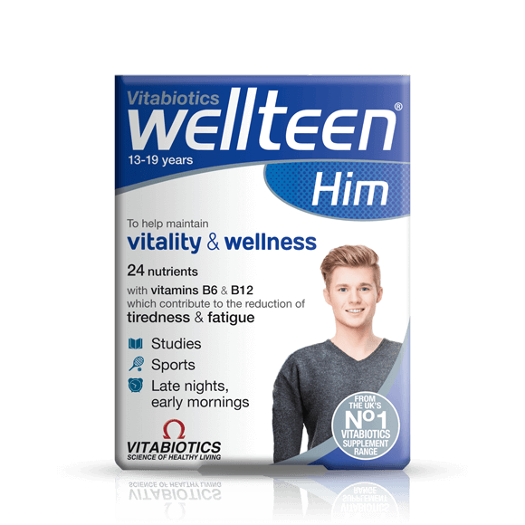 قرص ویتامین پسر Wellteen Him ویتابیوتیکس (30 عددی)