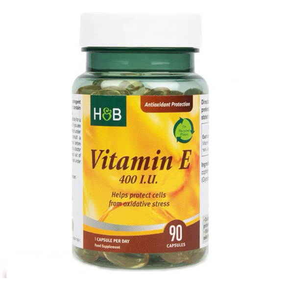 قرص ویتامین Holland & Barrett Vitamin E 400iu هالند اند بارت (90 عددی)