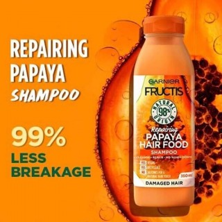 شامپو پاپایا ترمیم و احیا کننده موی گارنیر Garnier Papaya Shampoo (350 میل)