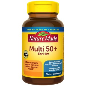 مولتی ویتامین آقایان بالای 50 سال Nature Made Multivitamin For Him نیچرمید (250 عددی)