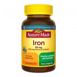 قرص آهن NatureMade Iron 65mg نیچرمید(365 عددی)