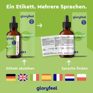 کلروفیل مایع Gloryfeel Chlorophyll (50 میل)