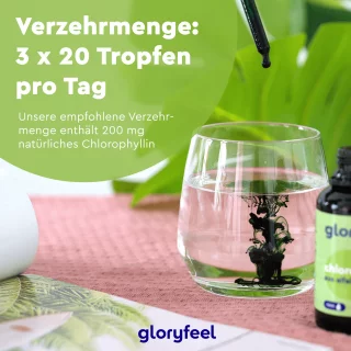 کلروفیل مایع Gloryfeel Chlorophyll (50 میل)