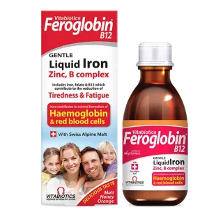 شربت آهن فروگلوبین Feroglobin ویتابیوتیکس (200 میل)