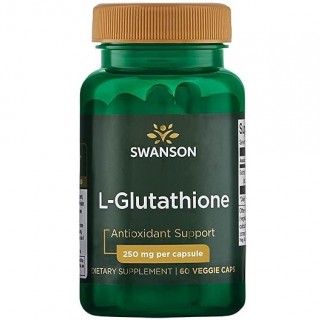 کپسول گلوتاتیون  روشن کننده پوست Swanson Gluthatione 250mg سوانسون (60 عددی)