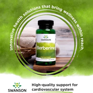 قرص کاهش قند خون Swanson Berberine Complex (60 عددی)