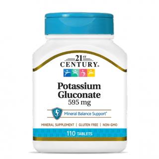 قرص پتاسیم Potassium Gluconate 99mg(110 عددی)