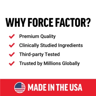 پودر منیزیم گلیسینات Force Factor Essentials Magnesium Glycinate 200mg (140 گرم)