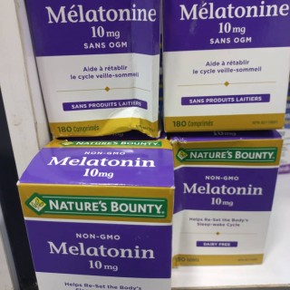 قرص ملاتونین Melatonin Non-Gmo 10mg نیچرز بونتی (180 عددی)