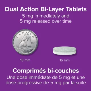 قرص ملاتونین Webber Naturals Melatonin 10mg Dual Action Release Bi-Layer وبر نچرالز (120 عددی)