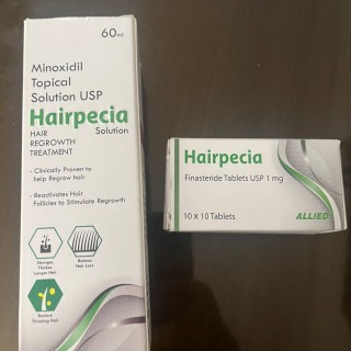 محلول ماینوکسیدیل رشد مجدد موی 5 درصد هیرپشیا Hairpecia (60 میل)