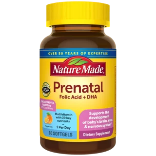 سافت ژل مولتی ویتامین بارداری NatureMade Prenatal نیچرمید (110 عددی)