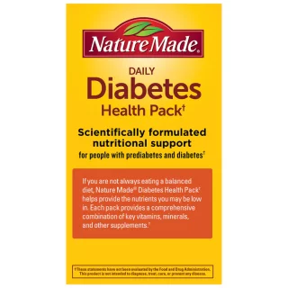 پودر سلامت دیابت NatureMade Diabetes Health Pack نیچرمید(60 پاکت)