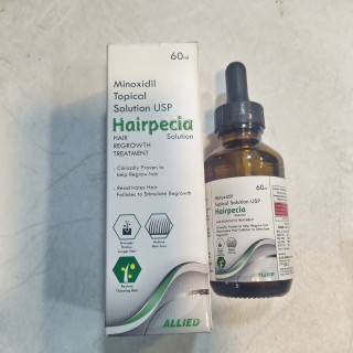 محلول ماینوکسیدیل رشد مجدد موی 5 درصد هیرپشیا Hairpecia (60 میل)