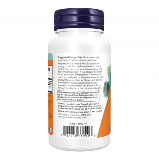 کپسول منیزیم سیترات NOW Magnesium Citrate 400mg (240 عددی)