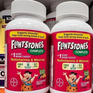 پاستیل مولتی ویتامین کودک FLINTSTONES Complete Chewable Multivitamins for Kids بایر (220 عددی)