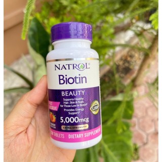 قرص بیوتین Natrol Biotin 5000mcg ناترول (250 عددی)