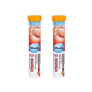 قرص جوشان ویتامین Mivolis Vitamin C موولیس (2 بسته 20 عددی)