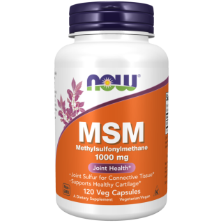 کپسول تقویتی مفاصل NOW MSM 1000mg (120 عددی)