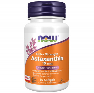 سافت ژل تقویت ایمنی بدن Astaxanthin, Extra Strength 10mg (30 عددی)