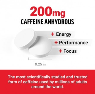 قرص کافئین ForceFactor Caffeine 200mg (100 عددی)