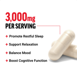 کپسول گلیسین ForceFactor Glycine 3000mg (100 عددی)