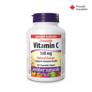 قرص جویدنی ویتامین Webber Naturals Chewable C 500mhttps://cdnfa.com/maryam-gallery/9459/files/thumb/10671710.webp?1732638202g وبر نچرالز (120 عددی)