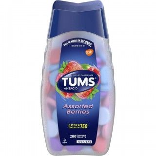 قرص جویدنی ضد اسید و سوزش معده تامز Tums Extra 750mg (100 عددی)