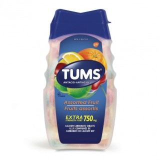 قرص جویدنی ضد اسید و سوزش معده تامز Tums Extra 750mg (100 عددی)