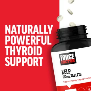 قرص منبع ید کلپ ForceFactor Kelp 150mcg (200 عددی)