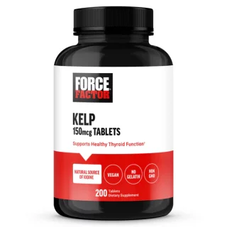 قرص منبع ید کلپ ForceFactor Kelp 150mcg (200 عددی)