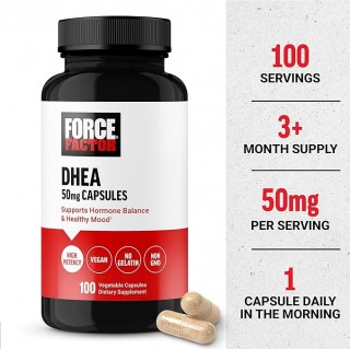 کپسول ForceFactor DHEA 50mg (100 عددی)