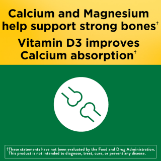 قرص کلسیم منیزیم زینک NatureMade Calcium Magnesium D3 نیچرمید(300 عددی)