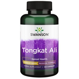 کپسول باروری مردان عصاره گیاه تونکات علی Swanson Tongkat Ali 400mg سوانسون (120 عددی)