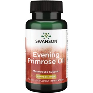 سافت ژل روغن گل مغربی Swanson Evening Primrose Oil 500mg (100 عددی)