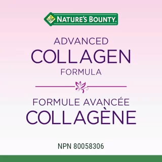 قرص کلاژن Nature's Bounty Advanced Collagen Skin Care نیچرز بونتی (90 عددی)