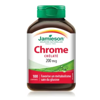 قرص کروم کیلات Jamieson Chelated Chromium 200mcg جیمیسون (100 عددی)